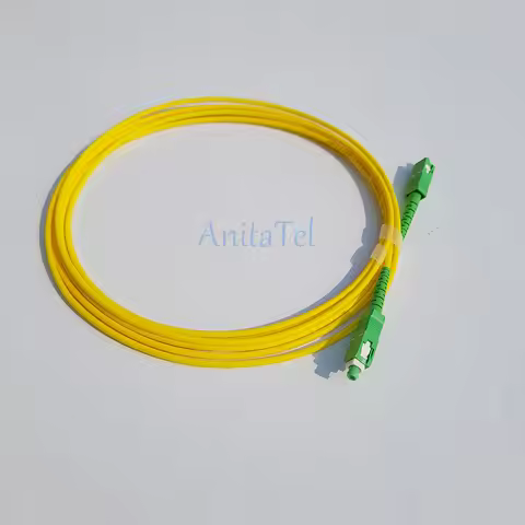 High Quality 10PCS SC APC To SC APC Optical Fiber Patch Cord Fiber Jumper Cable SM Simplex Single Mo
