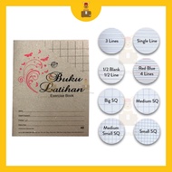 F5 40 Pages Exercise Book Buku Latihan Buku Tulisan Craft Cover