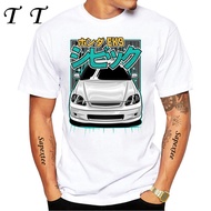 COD Summer Men Short Sleeve Drive The Japan Style Sport Car Civic Type R EK9 EG6 Fan Legend T-Shirt 