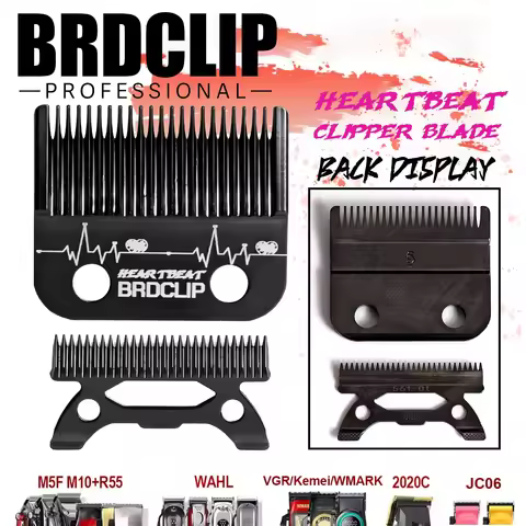 BRDCLIP HEARTBEAT blade BRD106 NG-X1 V001 V003 MRD Replace Blades of New Professional Hair Clipper D