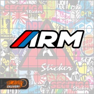 ARM Sticker Size 7.0x2.0 Cm