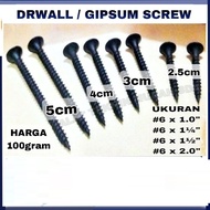Gypsum Screw Drywall Screw 1" 2" 3" Inch Gypsum Roof Ceiling Screw Wood Drywall