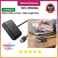 Ugreen Original USB Hub 3.0 CR113 - 4 Ports - USB Splitter - USB Port Extension for Mouse Keyboard Flash Disk OTG