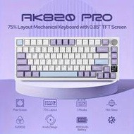 AJAZZ AK820PRO คีย์บอร์ดเกมมิ่งแมคคานิคอลปรับแต่งได้ 3 โหมด Bluetooth /2.4G ไร้สาย/มีสาย เหมาะสำหรับ
