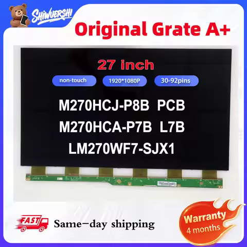 Original 27'' New A+ LCD Screen Only Lcd Glass M270HCJ P8B PCB M270HCA P7B L7B LM270WF7 SJX1