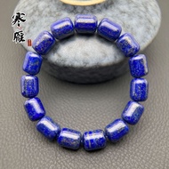 5A Grade Natural Afghan Raw Ore King Lapis Lazuli Barrel Beads Jujube Beads Bracelet Men Women Fashi