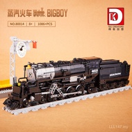 Deke 80014 Pemimpin Trek Kereta Api Wap Hiasan Mainan Blok Bangunan Pendidikan Kanak-kanak