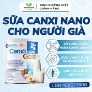Sữa CanXi Nano Gold Sữa Cho Người Lớn Tuổi Bổ Sung CanXi Chính Hãng 400G/900G