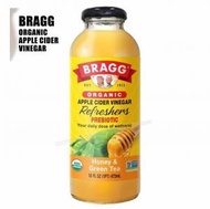 BRAGG - [行貨] 綠茶蜂蜜醋 473ml (升級益生元) (即飲補充精力 抗氧化排毒)