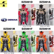 DEMAK EVO-ZR 110 (2) ZR EVO FREE STICKER BLACK RED GREEN ORANGE YELLOW COVER SET WITH BUBBLE WRAP PR
