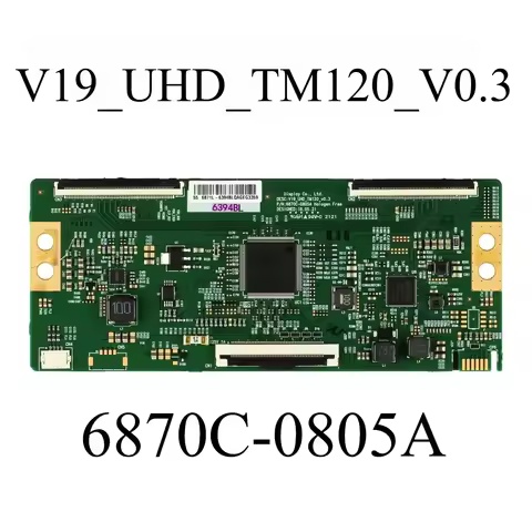 6870C-0805A T-Con Board V19_UHD_TM120_V0.3 6871L-6394B Logic Board is for 55Q20300 55MV379R/F7 A 55P