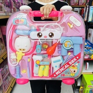 Little Actor Children Suitcase Toy Doctor Dental Clinic Role-Playing Scene Simulation Game Gift B3GF