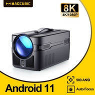 Magcubic 900ANSI HY450 C Auto Focus Projector 8K 1080P Ultra Short Throw Allwinner H716 BT5.4 Auto O