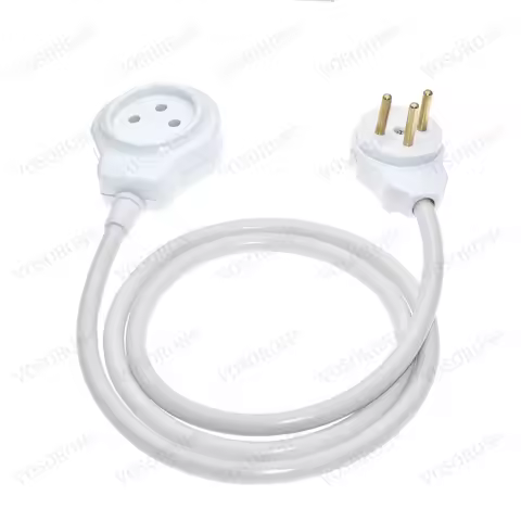 Israel SI-32 Male To Female Power Extension Cable 3G1.5mm Wire Gauge VDE Certificated Copper AC Sock