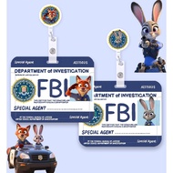 Judith Nick Couple Card Holder Student Campus Meal CardCover FBI Office Access Card Set Work ID Bus 