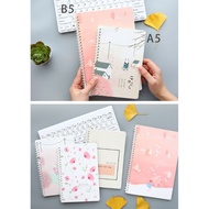 A5 spiral line Notebook Size 20.5 X 15 CM