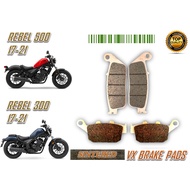 HONDA REBEL 300 REBEL 500 CMX 500 DAYTONA VX BRAKE PADS SINTERED LONG LIFE TOP QUALITY