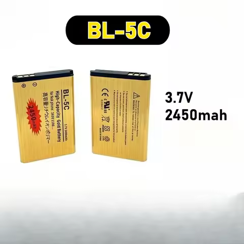 1-10pcs Battery High Capacity 2450mah BL-5C Rechargeable Battery 3.7V for Nokia 1100 1110 1112 2600 