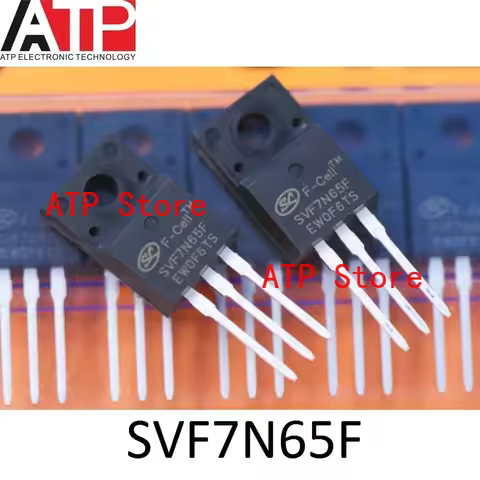 50PCS/LOT 100% New Original SVF7N65F 7N65 SVF7N60F 7N60 TO-220F Transistor MOSFET N-CH 7A 650V/600V