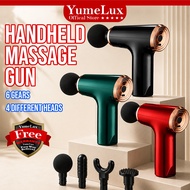 YumeLux Handheld Massage Gun 6 Speed Massager Body Mini Massage Fascial Massage Gun Muscle Release G
