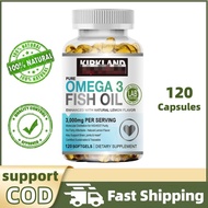K-I-R-K Omega 3 Fish Oil Supplement: Boost Immunity and Improve Cardiovascular Health