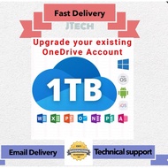MICROSOFT 365 Family Office 365 Personal UPGRADE FULL FEATURES + OneDrive upgrade to 1Tb Family Shar