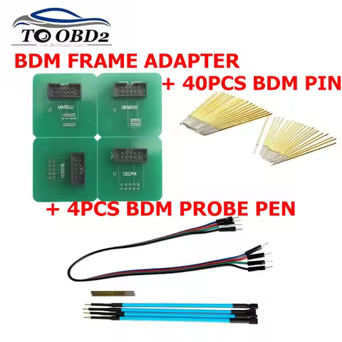 40pcs needles for BDM FRAME Tool Pin for BDM 100 ECU programmer 4pcs/Set LED BDM Frame Probe Pens pi
