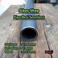 Seamless Iron Pipe Od 27.6mm Id 21mm Thickness 3.25mm length 20cm to 100cm