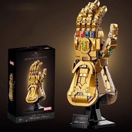 1614 People Collection Compatible Lego 76223 Iron Man Nano Infinite Gloves Thanos Educational Assemb