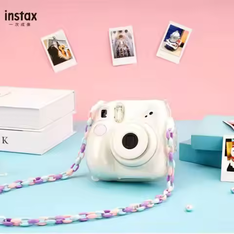 Fujifilm Instax Mini 7+ Mini SE Instant Camera Film Cam Auto-focusing Wrist Strap Birthday Christmas