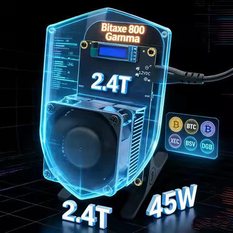 solo miners Bitaxe BTC 800 Miner Máquina Cripto 2026 Asic Silent Bajo Ruido 2.6–2.8Th/s SHA-256 BCH 