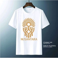 IKN T-Shirt/ IKN T-Shirt/ IKN Logo T-Shirt/ White/ IKN Logo T-Shirt/ IKN Nusantara T-Shirt/ IKN Nusa