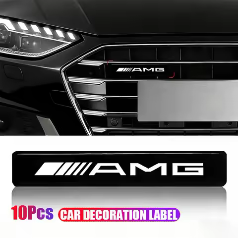AMG 3D Epoxy Emblem Car Interior Stickers Decoration For Mercedes Benz AMG A B C E G CLA GLA W211 W2