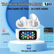 Smart Headphones A10PRO, App Connection with 26 Functions, LED Touch Screen, Customizable Background