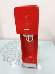 專櫃正品 Sodastream 免插電 自動扣瓶氣泡水機 SOURCE(紅)  #露營的好伙伴