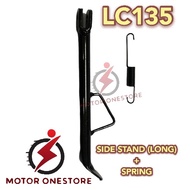 SIDE STAND LONG TONGKAT TEPI PANJANG SIAP SPRING LC135 EX5 CLASS KRISS110 WAVE125 LC-135 KRISS WAVE-