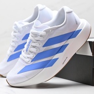 Adidas Adizero Evo SL Anti-Slip Wear-Resistant Low-Top Casual Running Shoes White Blue