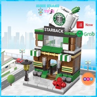 [MID SIZE] Assembling Toys Popular Large Store McDonald's / Starbuck, Nike MKT, Premium Details - De