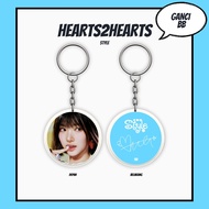 GANTUNGAN KEYCHAIN HEARTS2HEARTS STYLE REVERSIBLE KEYCHAIN KPOP KEYCHAIN UNOFFICIAL H2H CARMEN JIWOO