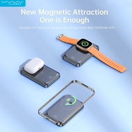 [Vyvylabs+3C Certified] 3-in-1 Magnetic Wireless Power Bank 10000mAh 20W Phone/Watch/Earbud Powerban