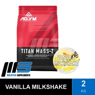 Agym Nutrition Titan Mass 2kg - HALAL Weight Gainer USN Mass Gainer Mass Protein