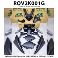 Body Cover Set Rapido Honda Vario 160 MATT CHARCOAL Accessories Motor Vario160 Scooter Coverset