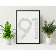 Beauty Poster Psalm 91 Bible Verse Christian Wall Art Canvas Painting Home Decor