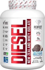 PERFECT SPORTS Diesel 100% New Zealand Whey Isolate - 5lbs Cookies 'n Cream