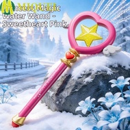 MIQUELZA Water Wand, Splashing Spray Fairy Wands Princess Water Spray Toy, Cute 7-Hole Love Shaped P