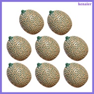 8 Pcs Cantaloupe Artificial for Table Decor Decorative Simulation Prop kenaier