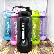 New arrival High quality 1000ml 2000ml 1L 2L Herb*life nutrition 24Fit straw water bottle sport plas