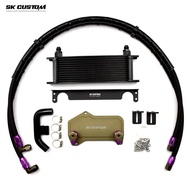SK CUSTOM Transmission Oil Cooler Kit For Volkswagen Audi Golf DSG 7 Speed Gearbox Oil Cooling Kit D