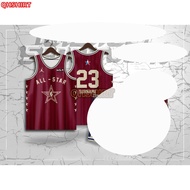 2025 NBA All Star West Customized Jersey Full Sublimation