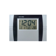 Jam Dinding Digital Alarm Clock Jam Digital Kalender Hari Tanggal Suhu Temperatur